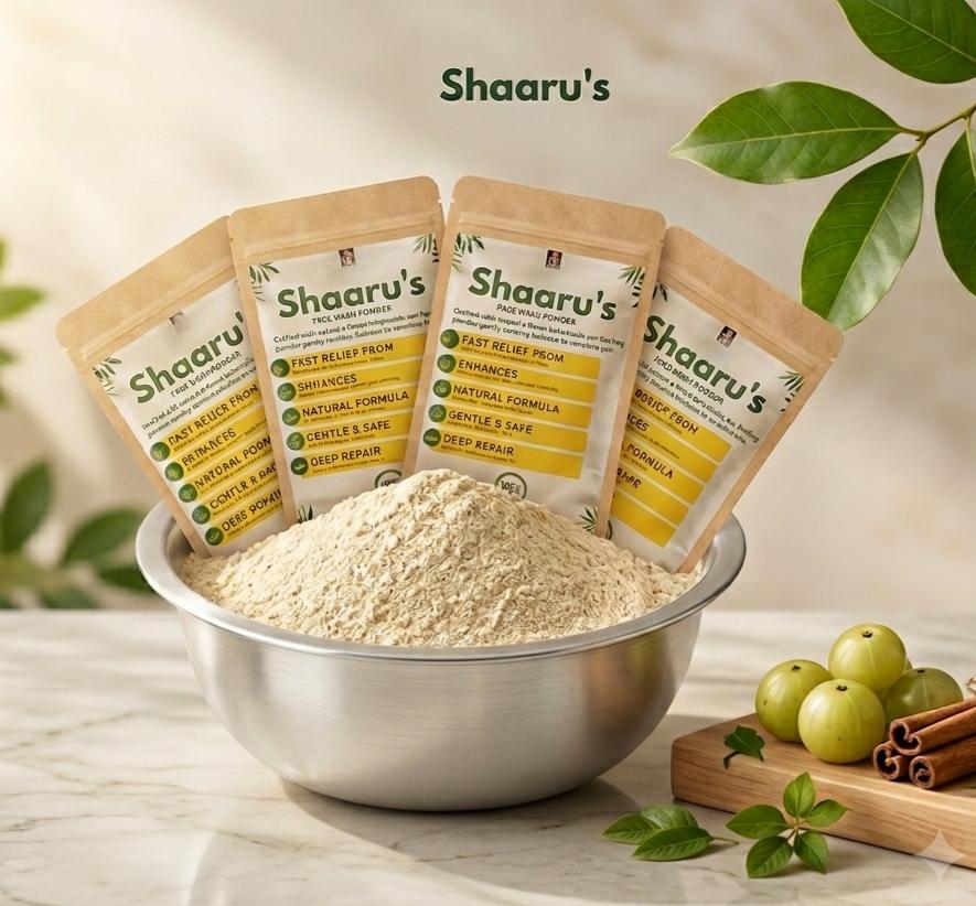 Shaaru's Facewash Powder